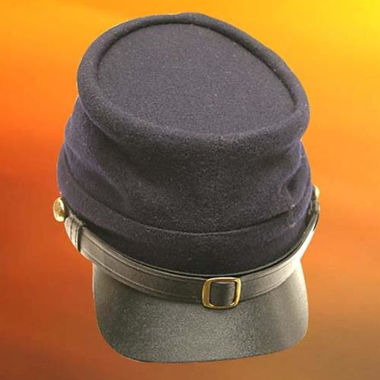 what american armed conflict troops on both sides wore flat caps called kepis