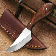 Medium Small Game Patch Knife with Leather Sheath