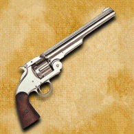 Model 1869 Schofield Style Revolver - Nickel