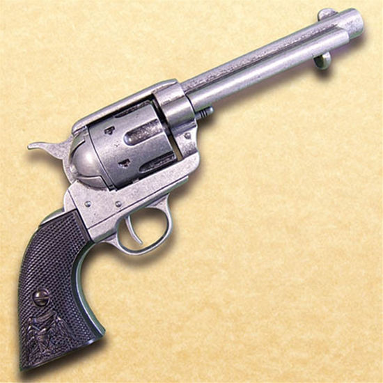 1873 Fast Draw Short Barrel Revolver -  Antique Grey Finish