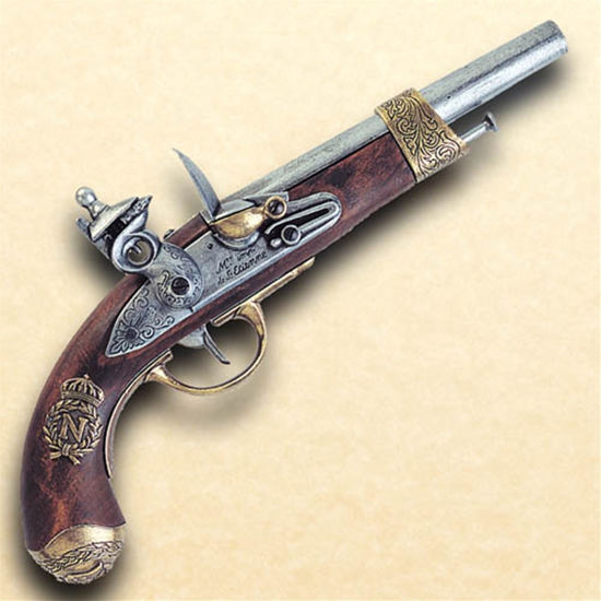 Napoleon Flintlock Non Firing Pistol - AtlantaCutlery.com