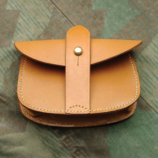 British WWI Sam Browne Leather Cartridge Pouch