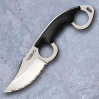 Double Agent II Neck Knife - Serrated blade