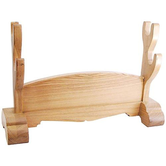 Picture of Double Sword Stand, Natural Wood