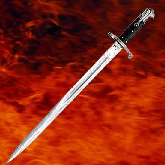 Picture of P-1887 MK I Bayonet with Fullered Blade