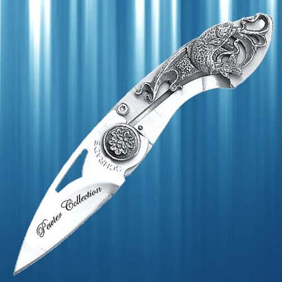 Picture of Jumping Fish Pewter Knife 