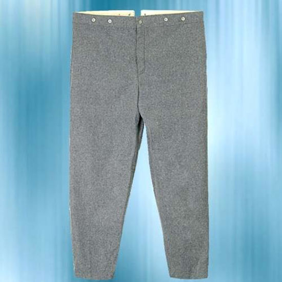 Picture of Youth Confederate Enlisted Men's Gray Trousers 