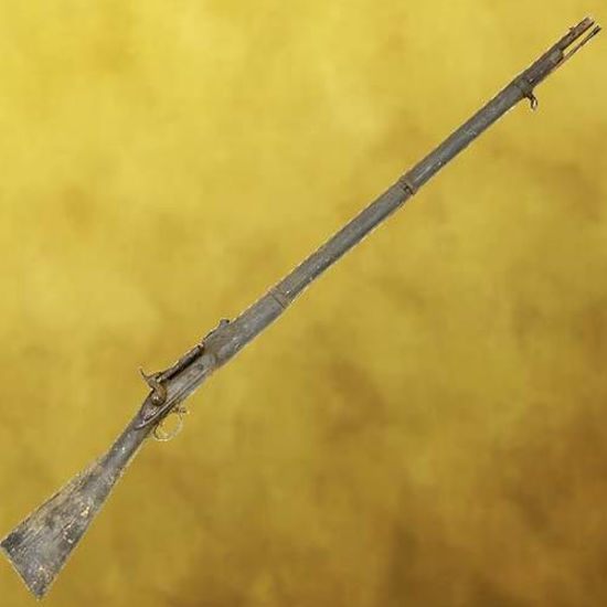 Picture of P-1864 Snider Breech Loading Rifle, Untouched with Bayonet