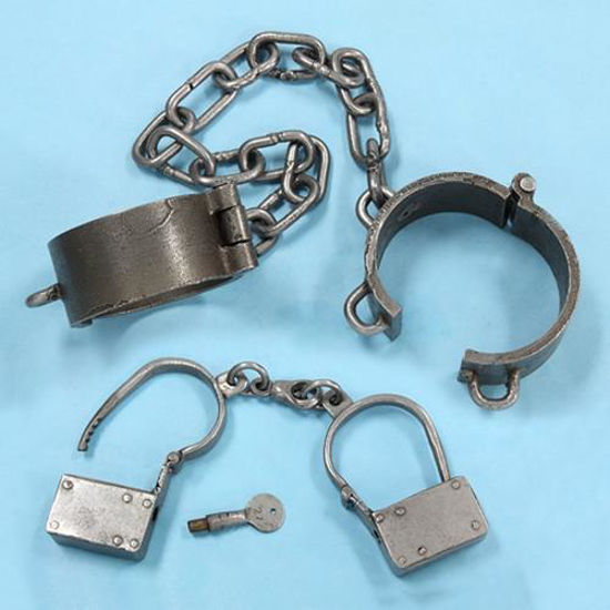 Picture of Western Handcuff and Leg Iron Set