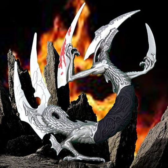 Picture of Dancing Dragon Knife with Display Stand