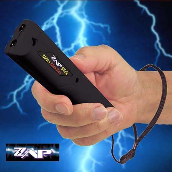 Picture of 800,000 Volt ZAP Stick Stun Gun with Case & Batteries