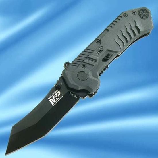 Picture of Smith & Wesson M&P Black with Blackened Smooth Blade 