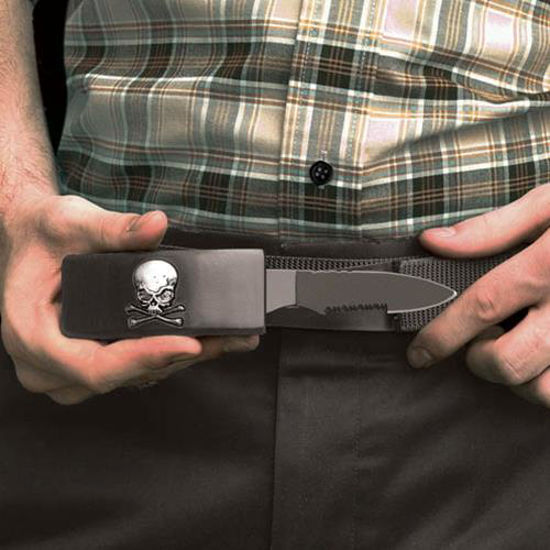 Valois Skull Vantage Belt Knife