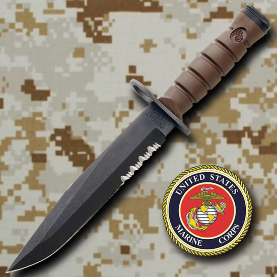 Buy current issue military knives like this USMC Bayonet Knife, made inthe USA...