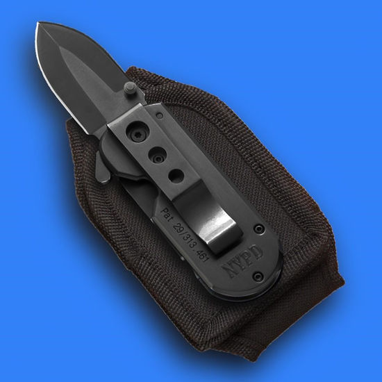 ACC Patented Cell Phone Holder with Tactical Knife - Black