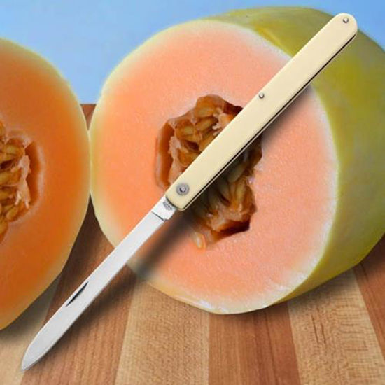 Bone Scale Fruit Melon Knife