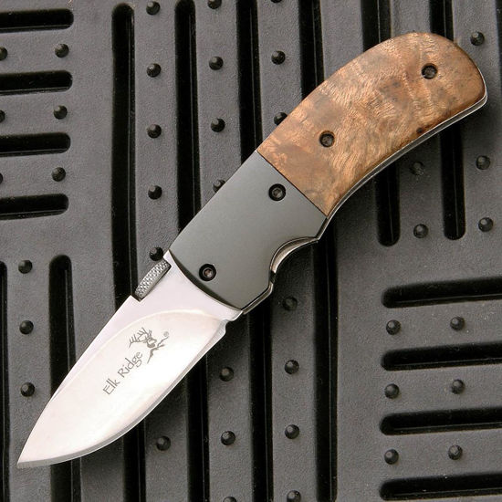 Elk Ridge Executive Wood Scale Knife