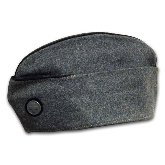 Swiss Garrison Grey Wool Cap Cold 