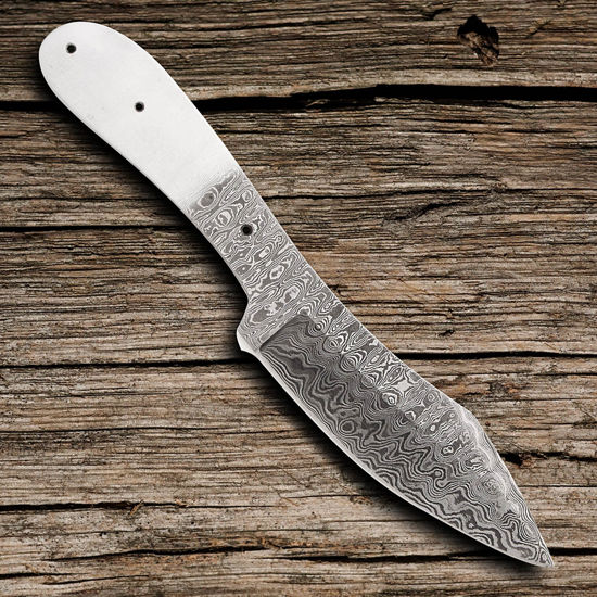 Damascus Scimitar Blade Knife