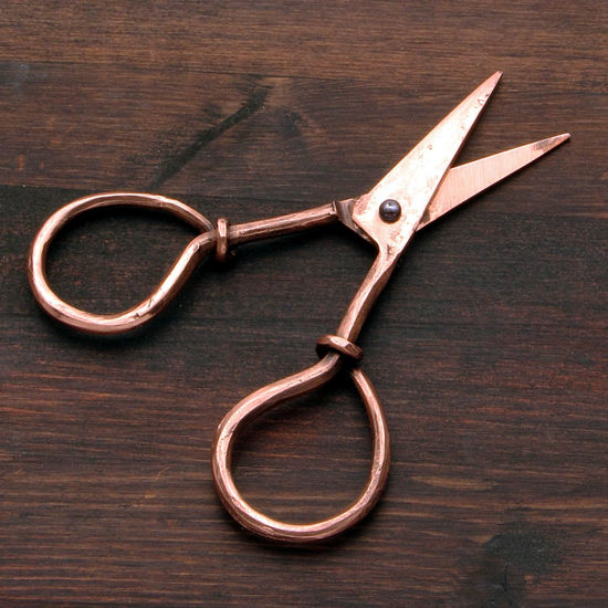 Picture of Solid Copper Coil Loop Scissors