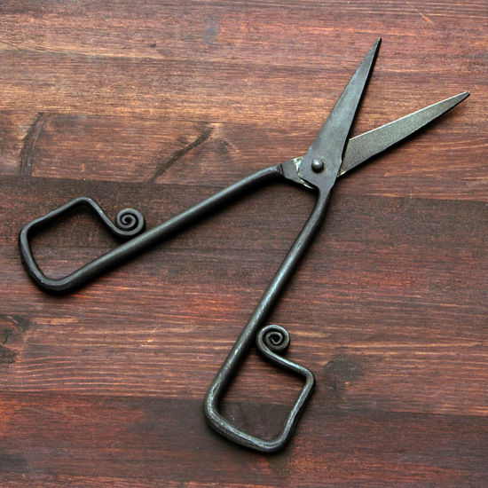 Picture of Retro Forged Iron Square Handled Scissors