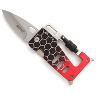 Red Multi-Tool Carabiner Knife