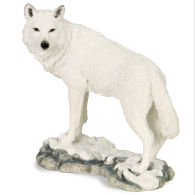 White Wolf of the North Statue 