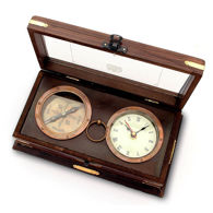 Royal Navy Set with Clock and Compass