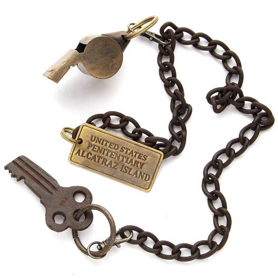 Replica Alcatraz Guard Key and Whistle