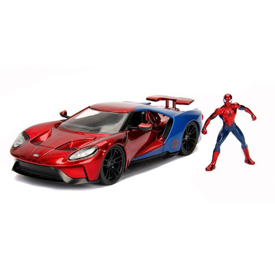 Picture of Marvel Spider Man 2017 Ford GT Die-Cast Model with Figure