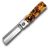 Gerber Jukebox Tortoise Shell Pocket Knife with Modern Sheepsfoot Blade