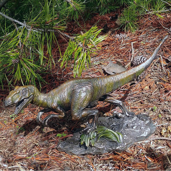 Velociraptor Cold Cast Resin Statue