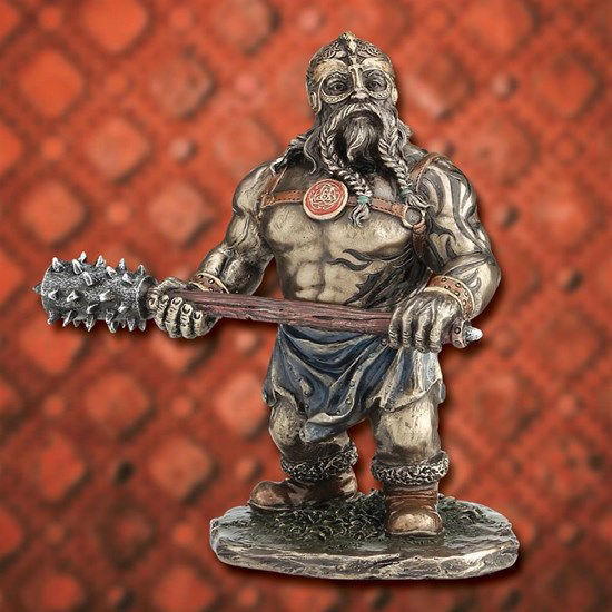 Picture of Shorty Viking with Club Statue