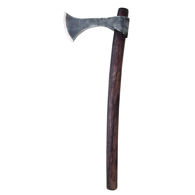 Francesca Frankish Axe with Rough Forged Blade and Curved Shaft
