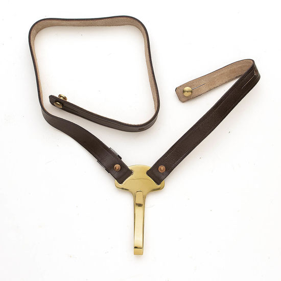 Leather Cavalry Sword Hanger witrh Brass Clip