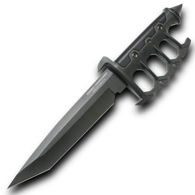 Combat Commander Trench Knife with Knuckle Grip and Skull Crusher Pommel