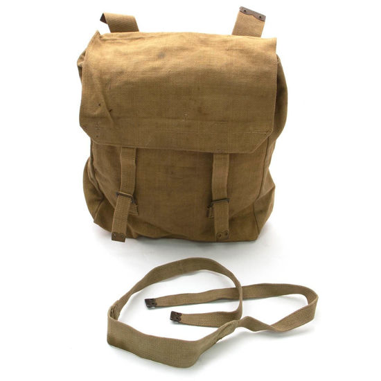 British Military Surplus Canvas Backpack - AtlantaCutlery.com