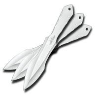 Gil Hibben Gen III Throwing Knives are one, solid piece of 3Cr13 stainless steel with razor-sharp edges and penetrating point