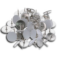 pack of 50 reflective white trail marking tacks to mark trails and routes to tree stands, hunting blinds, or trail cameras