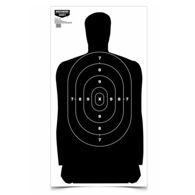 100 paper targets on brilliant white paper for indoor and outdoor ranges, practice at any distance with any caliber firearm