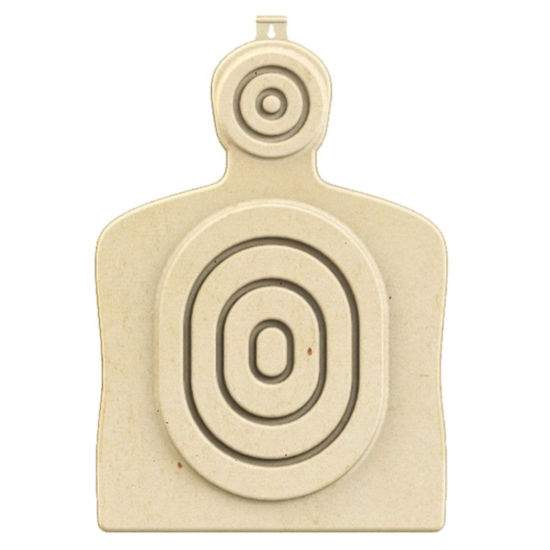 Pack of 3 3D Bullseye B-27 Torso Targets are lightweight, made from recycled material and have mounting tabs  