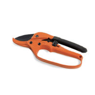 8" steel ratchet shears for cutting shooting lanes, clearing trails, hunting, hiking, camping, fit easily in pocket 