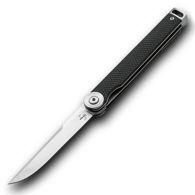Boker Plus Kaizen with D2 steel blade, minimalist flipper, G10 scales and pocket clip. Includes nylon storage pouch