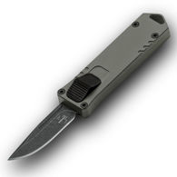 Boker Plus OTF Pocket Knife looks like a USB stick, with automatic D2 steel blade, lanyard hole so can wear as a neck knife  