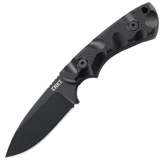 CRKT SIWI Fahrtenmesser – Robustes Outdoor-Messer, Schwarz, Klingenlänge 8,5 Cm