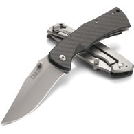 CRKT Xan™ Framelock assisted opening knife for everyday carry with high-carbon stainless steel clip point blade