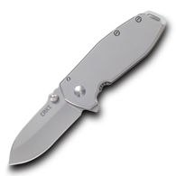 CRKT Squid Assisted Opening Framelock Knife with drop point blade, compact and great for every day carry 