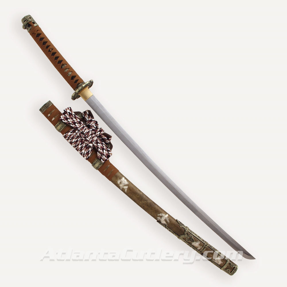 Picture of Brown Ornate Damascus Katana