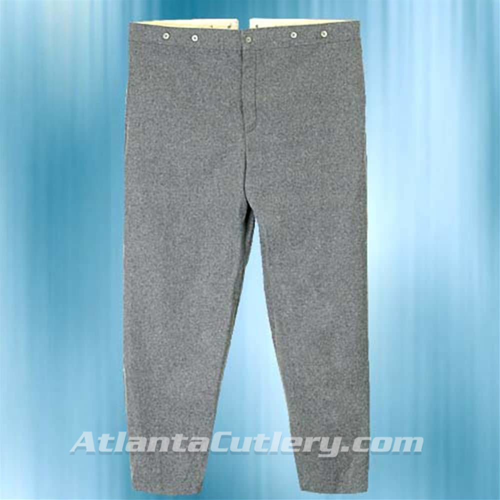 Picture of Confederate Enlisted Men's Gray Trousers