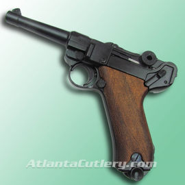 P-08 German Luger Parabellum Non-Firing Replica with Wood Grips